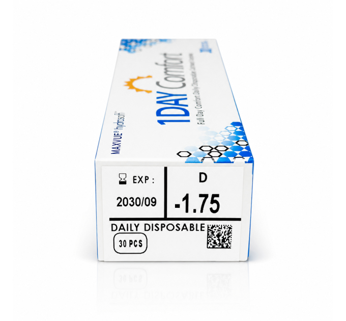 Одноденні контактні лінзи Hydrosoft 1Day Comfort MAXVUE®