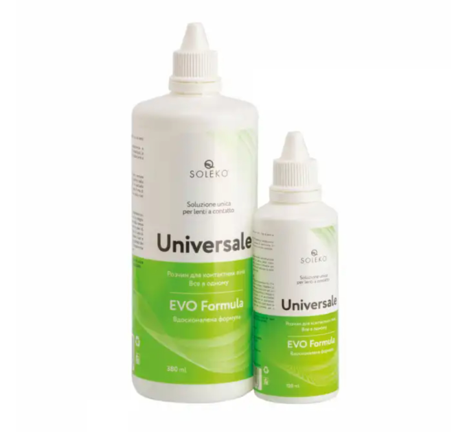 Розчин для контактних лінз ESOFORM UNIVERSALE 100 та 360 ml - контактные линзы ELITE Lens