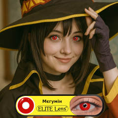 Мегумин - Красные аниме линзы для косплея -   "KonoSuba: Божье благословение этому замечательному миру!"