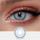 Синие цветные контактные линзы - Аура Блу - Для темных и светлых глаз  - Натуральные