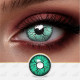 Зеленые цветные контактные линзы - Дарк Грін  - Крейзи/Косплей - Карнавальные 