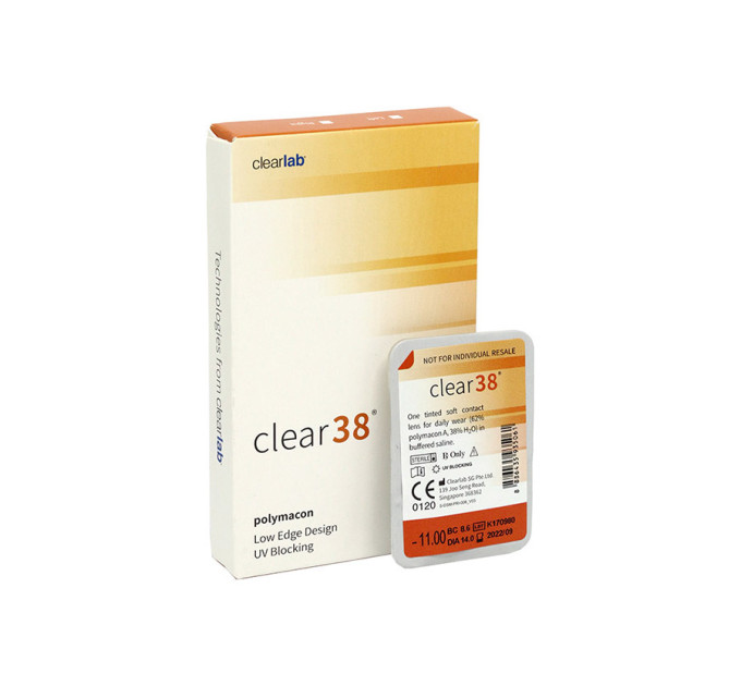 Контактні лінзи Clear 38 - контактные линзы CLEARLAB