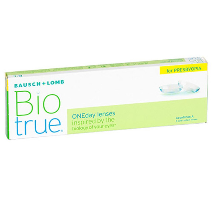 Контактні лінзи Biotrue ONEday for Presbyopia - контактные линзы BAUSCH+LOMB