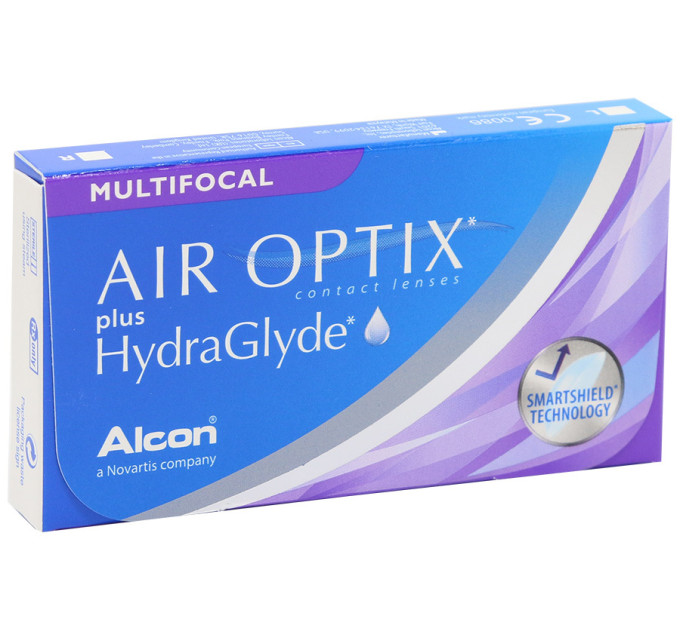 Контактні лінзи Air Optix plus HydraGlyde Multifocal - контактные линзы ALCON