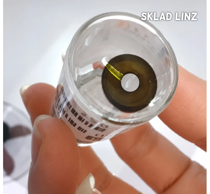 Протезные карие контактные линзы с отверстием для зрачка - IRIS Maxvue® - контактные линзы MaxVUE