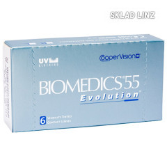 Місячні лінзи Biomedics 55 Evolution (Біомедікс 55 Еволюшн)