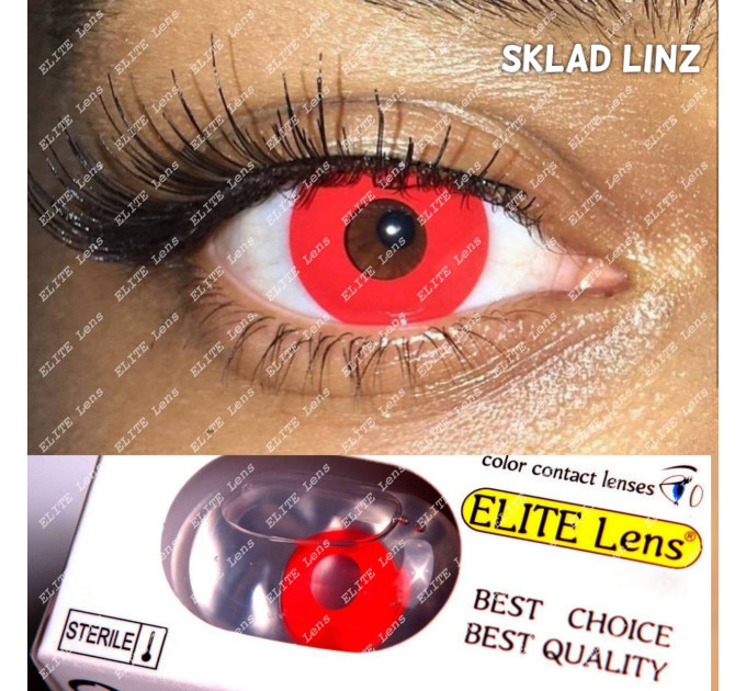Склеральний міні лінзи Ред17 - контактные линзы ELITE Lens