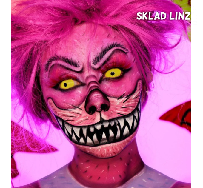 Склеральные контактные линзы Елоу XL 22 мм - Желтые линзы на весь глаз - контактные линзы ELITE Lens
